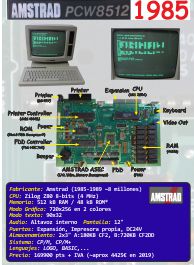 Ficha: Amstrad PCW 8512 (1985)